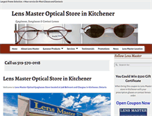 Tablet Screenshot of lens-master.com